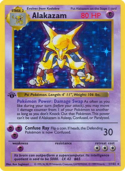 Alakazam card art