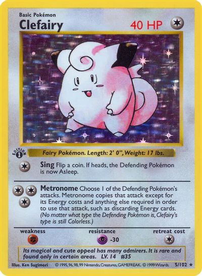 Clefairy card art