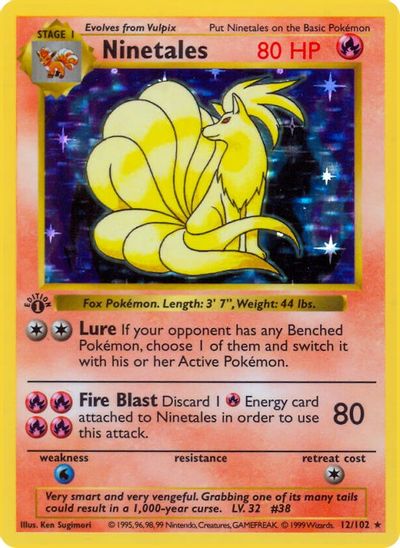 Ninetales card art