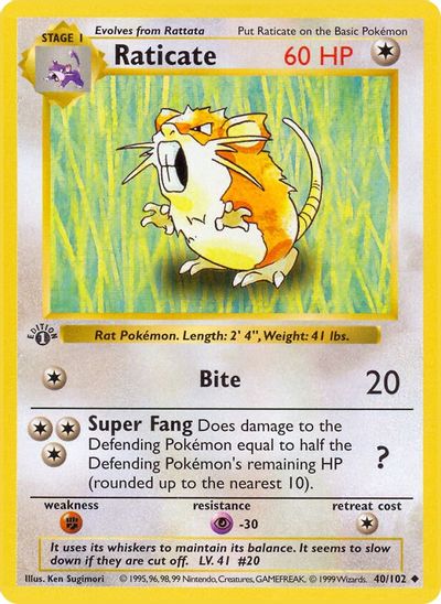 Raticate card art