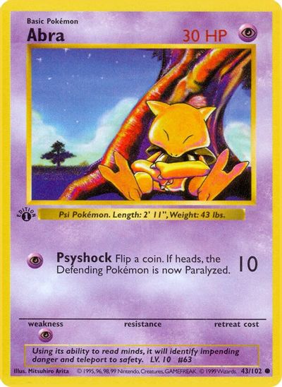 Abra card art