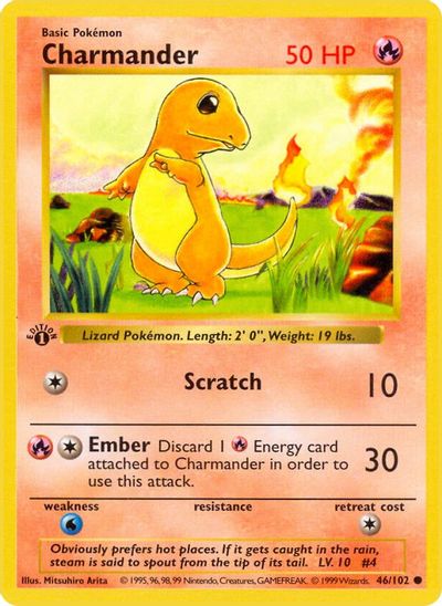 Charmander card art