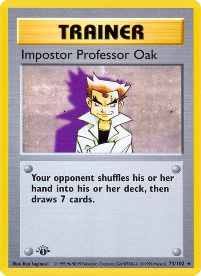 Impostor Professor Oak card art