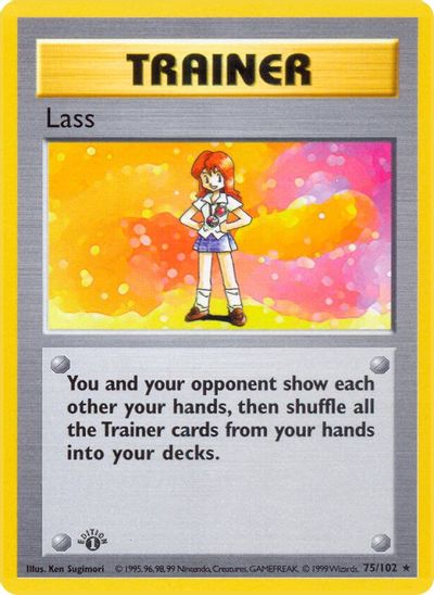 Lass card art