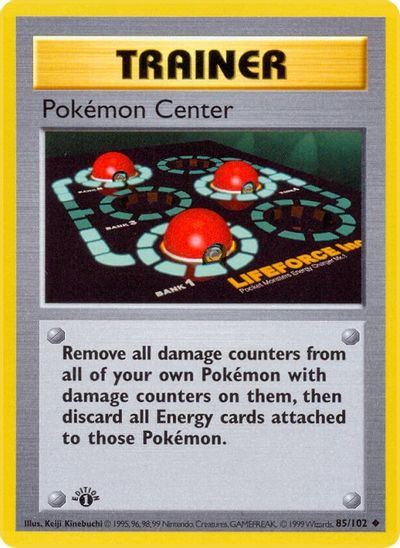 Pokemon Center card art