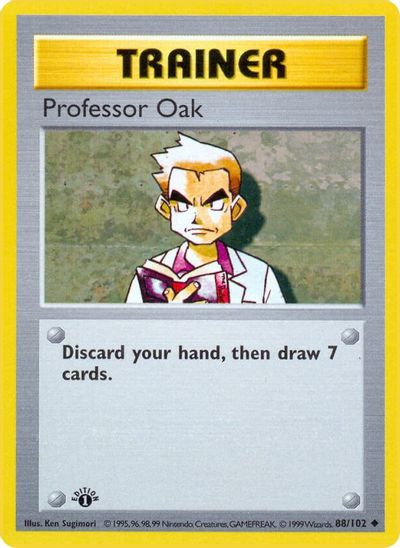 Professor Oak card art
