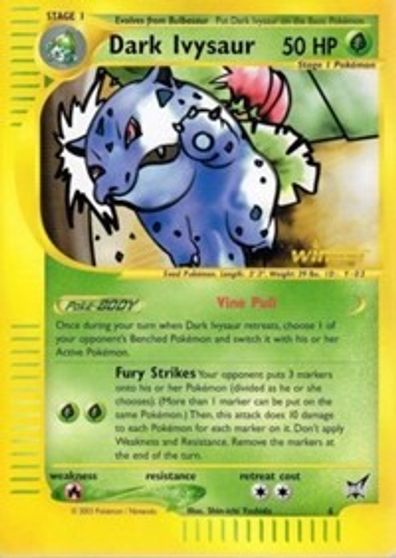 Dark Ivysaur - 6 [Winner] card art
