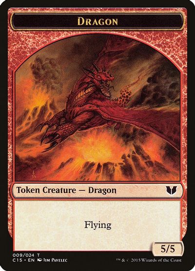 Dragon // Dragon Double-Sided Token card art