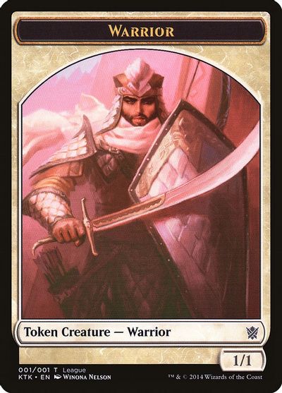 Warrior Token card art