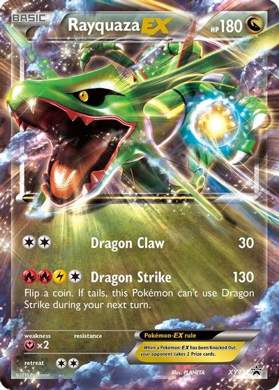 Rayquaza EX (XY73) card art