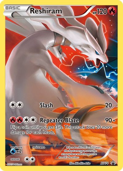 Reshiram (Full Art Promo) card art