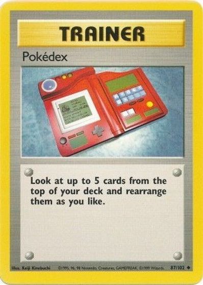 Pokedex card art