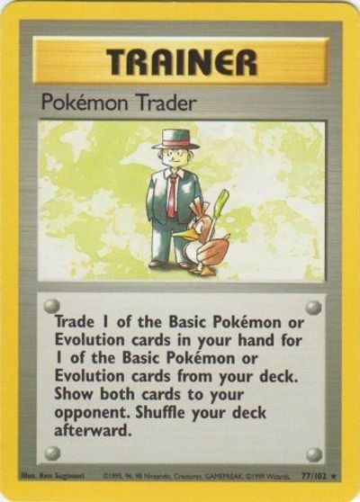 Pokemon Trader card art