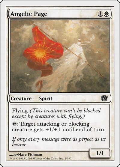 Angelic Page card art