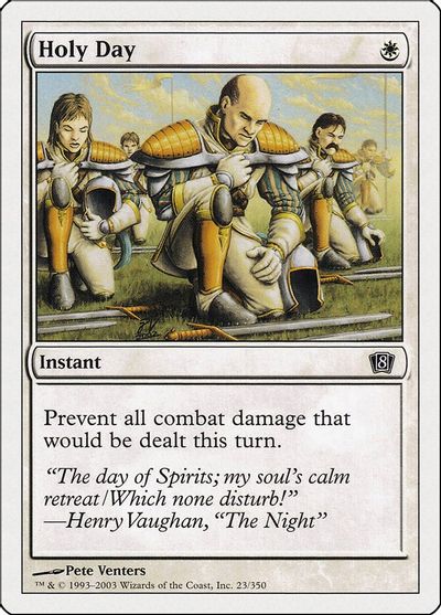 Holy Day card art