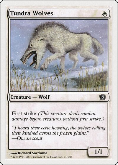 Tundra Wolves card art