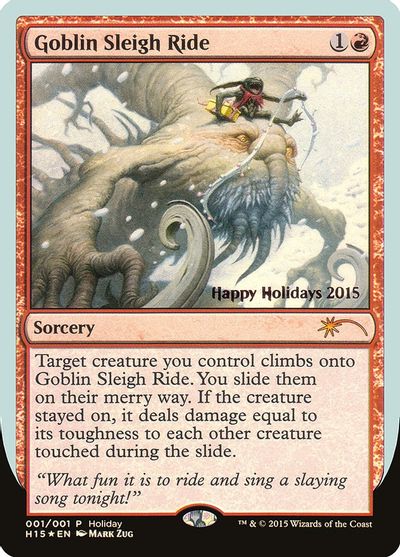 Goblin Sleigh Ride card art