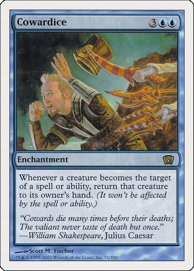 Cowardice card art