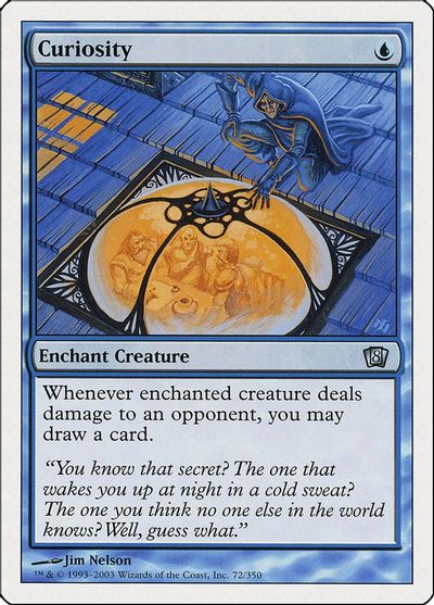 Curiosity card art