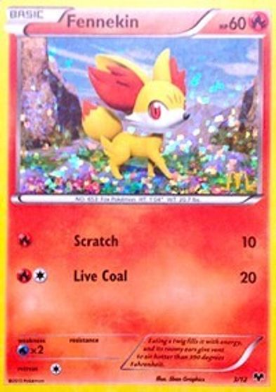 Fennekin - 3/12 card art