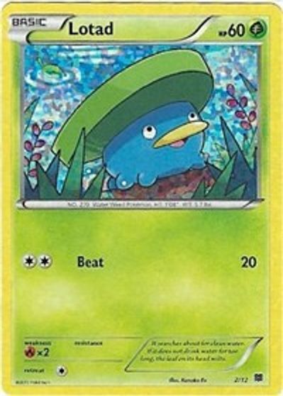 Lotad - 2/12 card art