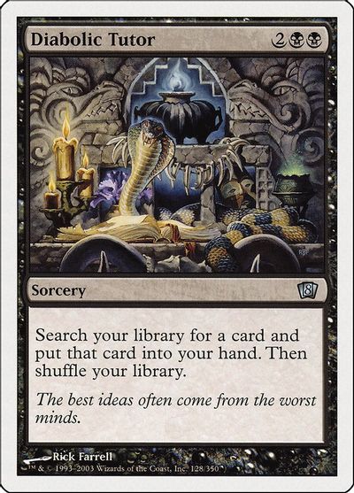 Diabolic Tutor card art