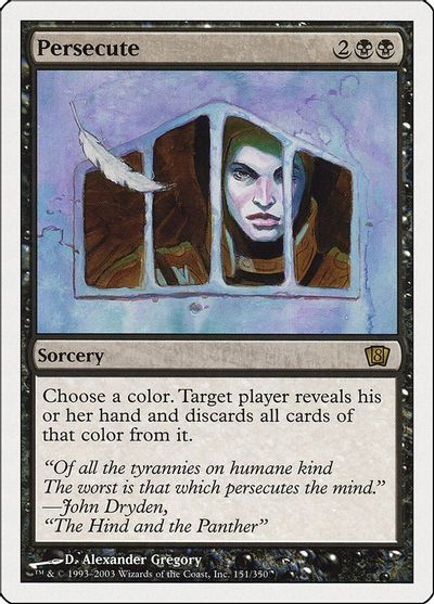 Persecute card art