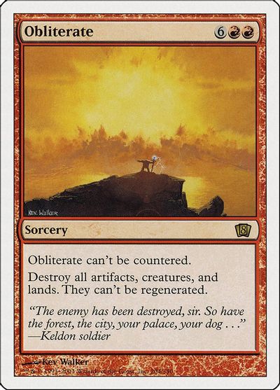 Obliterate card art