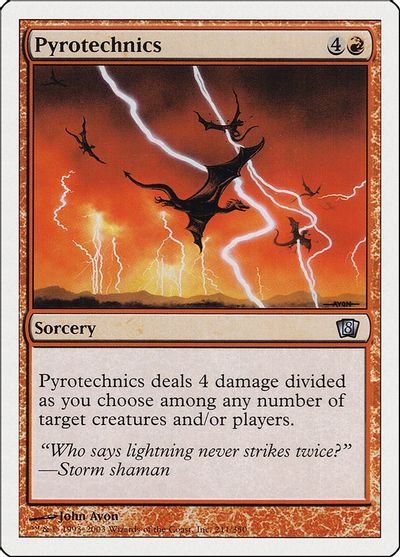 Pyrotechnics card art