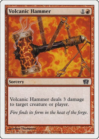 Volcanic Hammer card art
