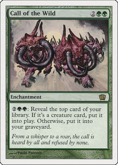 Call of the Wild card art