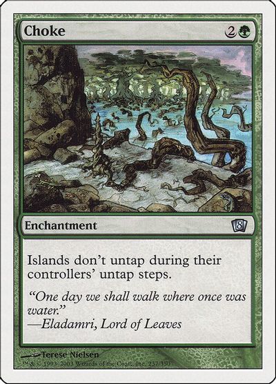 Choke card art