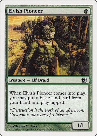 Elvish Pioneer card art