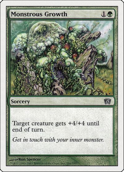 Monstrous Growth card art