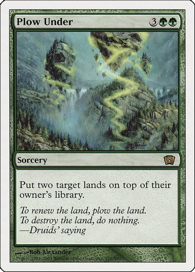 Plow Under card art