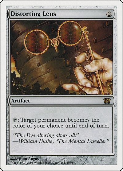 Distorting Lens card art