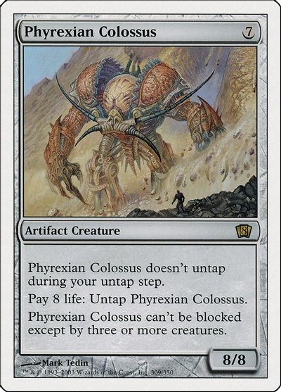 Phyrexian Colossus card art