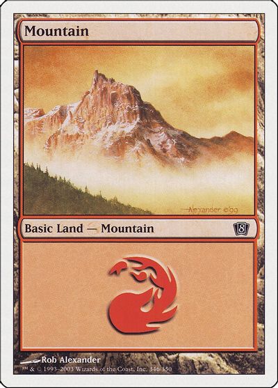 Mountain (346) card art