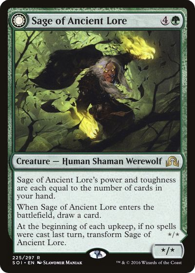 Sage of Ancient Lore card art