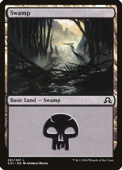 Swamp (291) card art