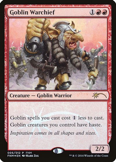 Goblin Warchief (2016) card art
