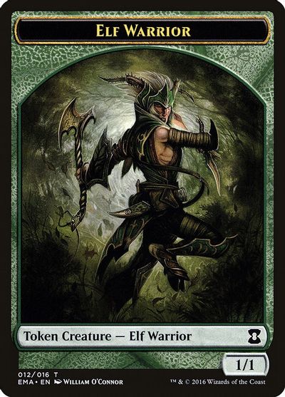 Elf Warrior Token card art
