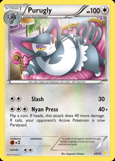 Purugly (24) card art