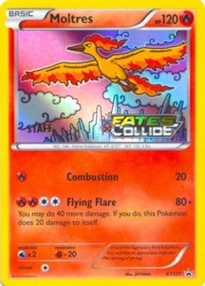 Moltres - XY127 (Prerelease) [Staff] card art