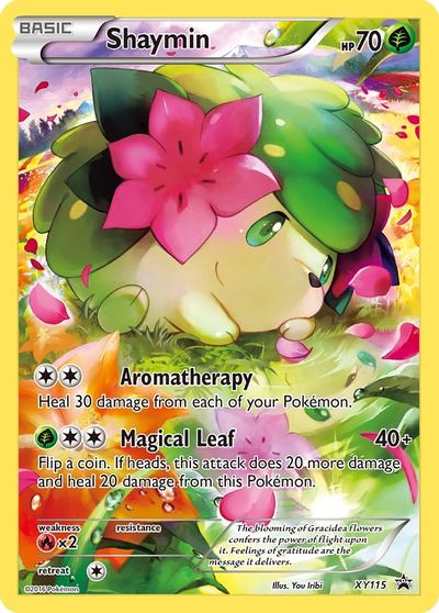 Shaymin - XY115 card art