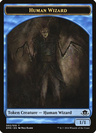 Human Wizard Token card art