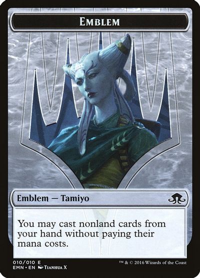 Emblem - Tamiyo, Field Researcher card art