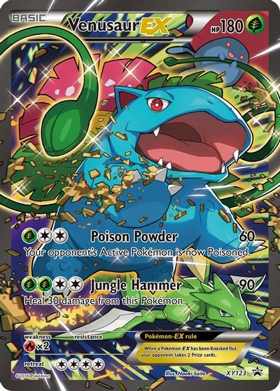Venusaur EX - XY123 card art