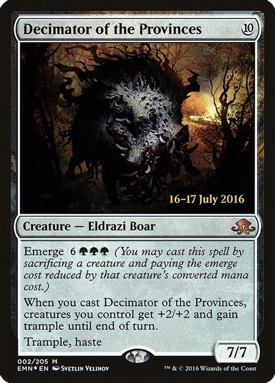 Decimator of the Provinces card art