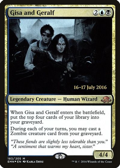 Gisa and Geralf card art